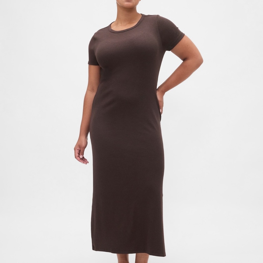 Gap Modern Rib Maxi Tshirt Dress XL